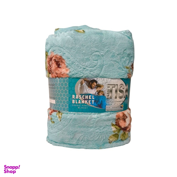 پتو دو نفره سفری تیسا مدل گلدار کد CHL2 سایز 200×220 سانتی متر