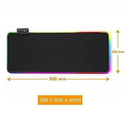 ماوس پد مخصوص بازی مدل RGB 80x30