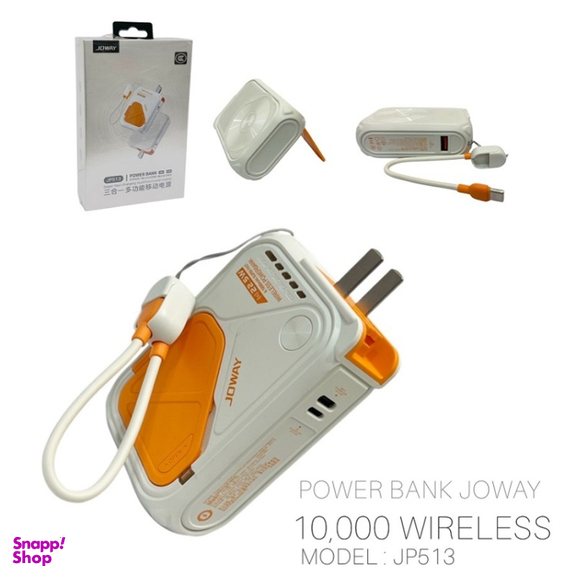 پاوربانک جووی کد JP-513 ظرفیت 10000 میلی‌ آمپر ساعت