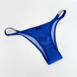 ست شورت و سوتین زنانه نوشه پوش مدل فنردار توری کد 90105 رنگ آبی تیره