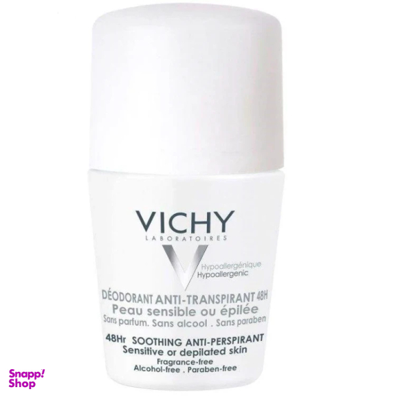 رول ضد تعریق زنانه ویشی مدل Sensitive Skine حجم 50 میلی لیتر