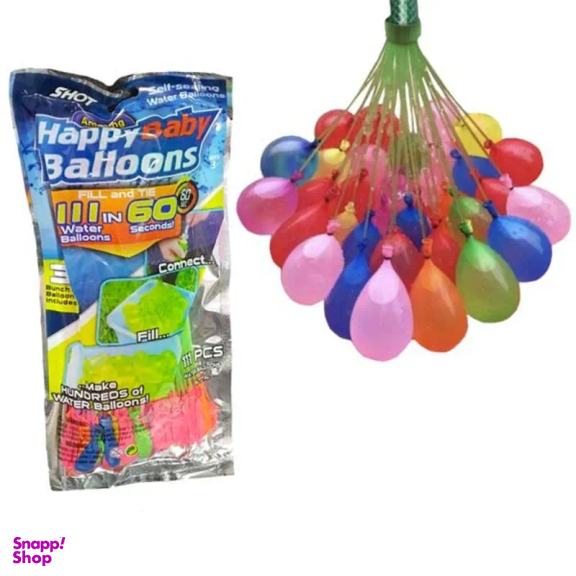 بادکنک مدل آب بازی کد 01 بسته ی 111 عددی