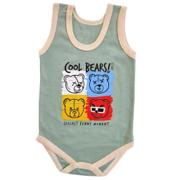 ست 3 تکه لباس نوزادی مدل خرس کد 4047