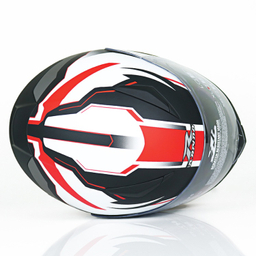 کلاه کاسکت راپیدو مدل 950 طرح SRT RED به همراه کاور