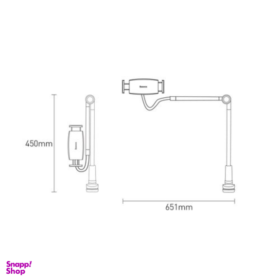 نگهدارنده گوشی موبایل بیسوس مدل Otaka Life Rotary