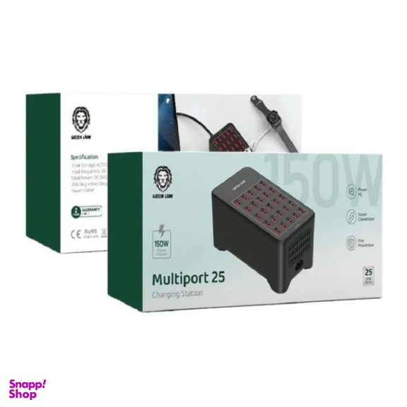 شارژر رومیزی گرین لاین مدل Multiport 25‏