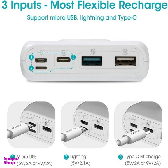 پاوربانک 18 وات روموس مدل SW20Pro ظرفیت 20000 میلی آمپر