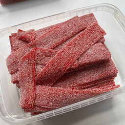 پاستیل نواری با طعم توت فرنگی مارابو وزن 900 گرم