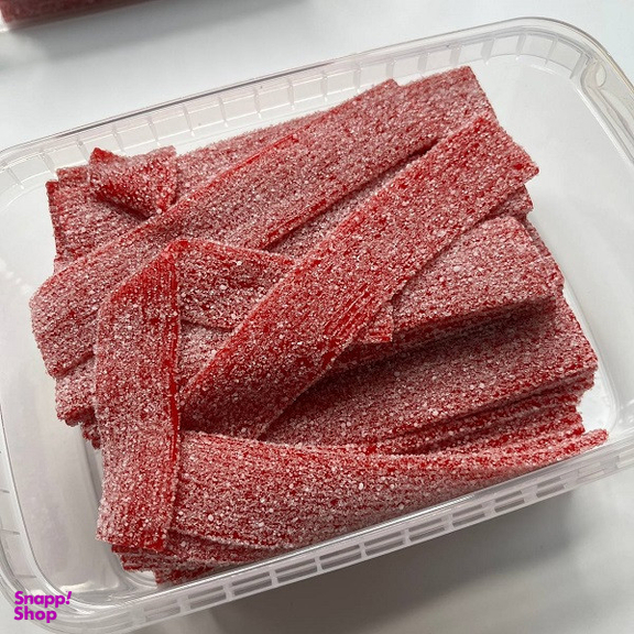 پاستیل نواری با طعم توت فرنگی مارابو وزن 900 گرم