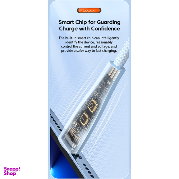 کابل دیتا USB-C به Lightning توکی مدل BMH05 طول 2 متر