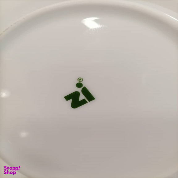 بشقاب زی مدل فرم اس کوچک سایز 9 سفید درجه عالی بسته شش عددی