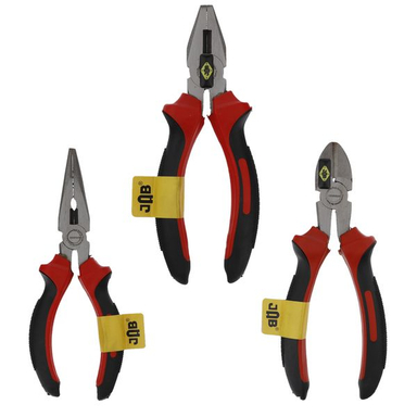 انبر دست و سیم چین و دم باریک جاب مدل JB-600  مجموعه 3 عددی