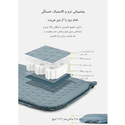 زیرانداز کیسه خواب نیچرهایک مدل مومیایی کد CNK2300DZ013