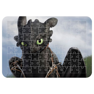 پازل 54 تکه اطلس آبی طرح مربی اژدها مدل P1600