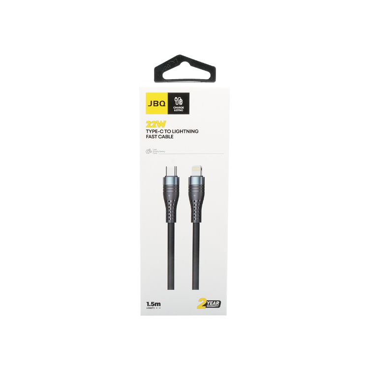 کابل تبدیل Type-C به Lightning جی بی کیو مدل CA-615 C TO L طول 1.5 متر
