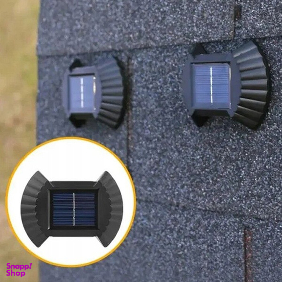 چراغ دیواری خورشیدی مدل دوطرفه پازلی بسته 6 عددی