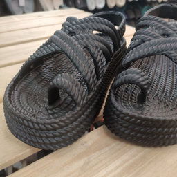 دمپایی دخترانه زیتون مدل ساحلی رنگ مشکی