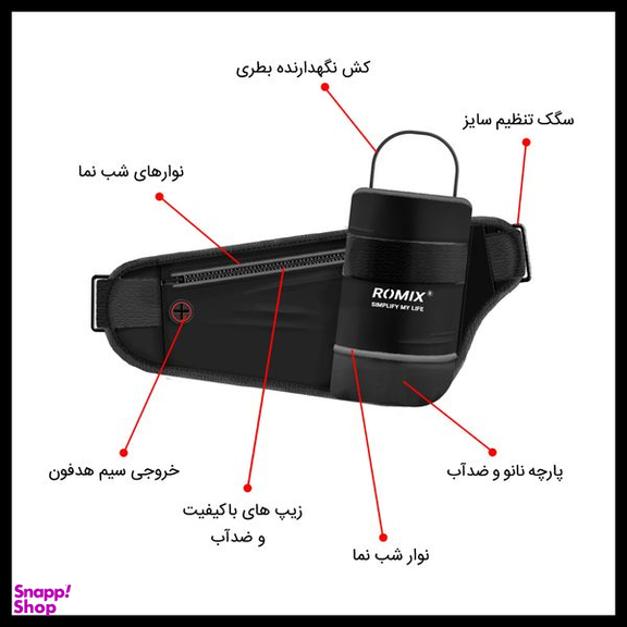 کیف کمری رومیکس مدل RH23