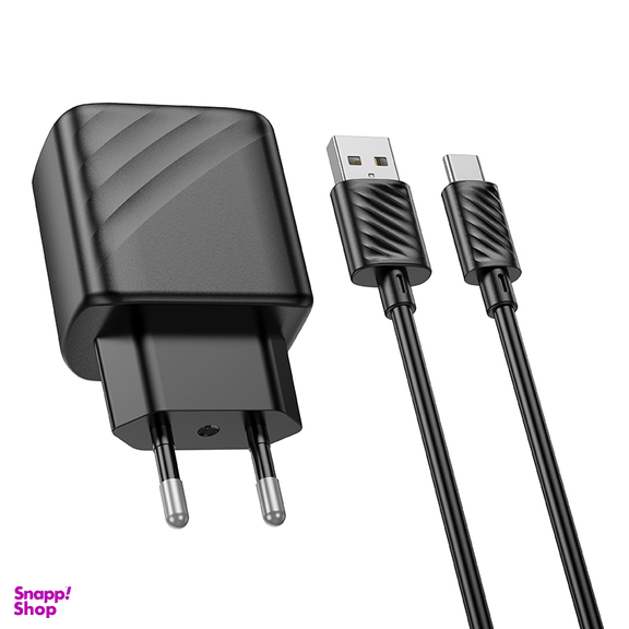 شارژر دیواری 18 وات هوکو مدل CS21A به همراه کابل USB Type-C
