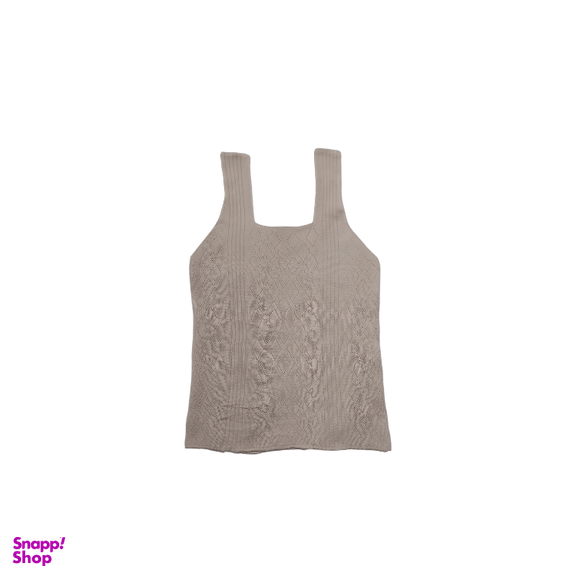 تاپ بافت زنانه مدل آنا کد 2456 رنگ بژ