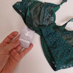 ست شورت و سوتین زنانه ژوبین طرح ستاره کد 02 رنگ سبز تیره