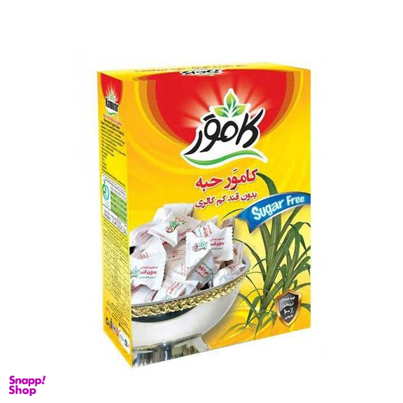حبه قند سفید تک عددی کامور وزن 140 گرم