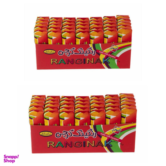 ویفر رنگینک گرجی وزن 525 گرم  بسته 2 عددی