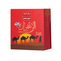زعفران نگین نوین طرح کویرالزعفران وزن 5 گرم