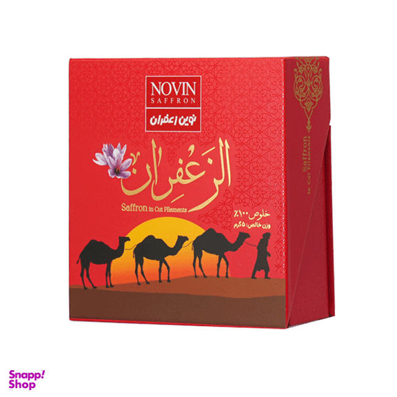 زعفران نگین نوین طرح کویرالزعفران وزن 5 گرم
