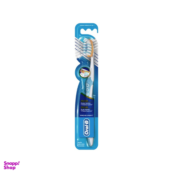مسواک اورال بی مدل pro-Flex با برس متوسط متحرک