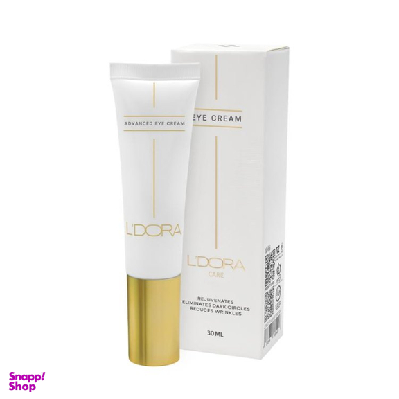 کرم دور چشم لدورا حاوی روغن جوجوبا روغن گل مغربی حجم 30 میلی لیتر