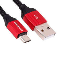 کابل تبدیل USB به microUSB کینگ استار مدل K21a طول 1 متر
