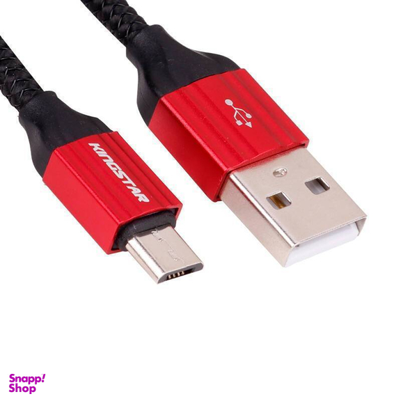 کابل تبدیل USB به microUSB کینگ استار مدل K21a طول 1 متر