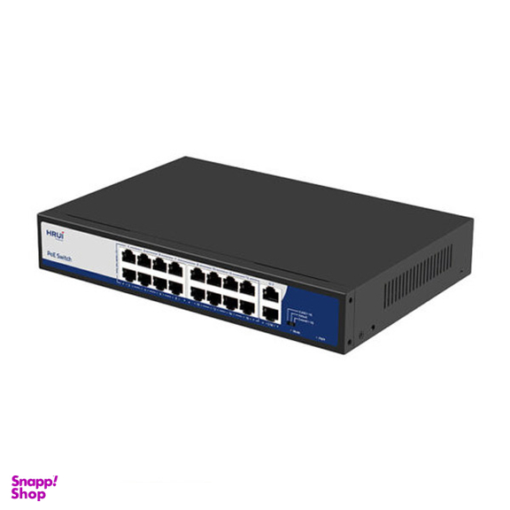 سوئیچ 16 پورت PoE اچ آر یو آی مدل HR902-AF-162G-300