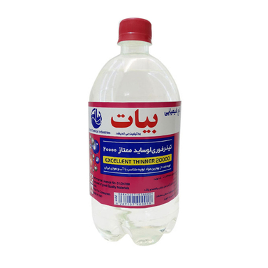تینر فوری بیات مدل لوساید ممتاز کد 20000 حجم 1 لیتر