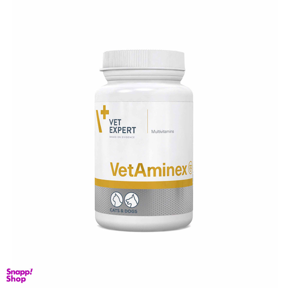 قرص مکمل مولتی ویتامین سگ و گربه وت اکسپرت مدل VetAminex وزن 53 گرم