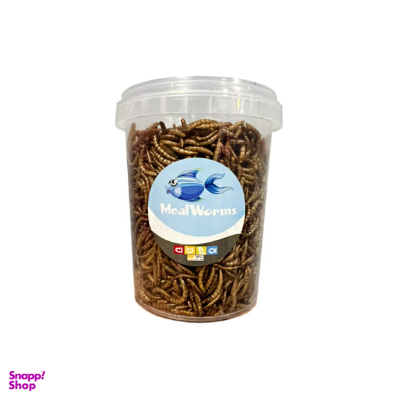 غذای ماهی میل ورم شهرپت مدل Mealworms وزن 100 گرم