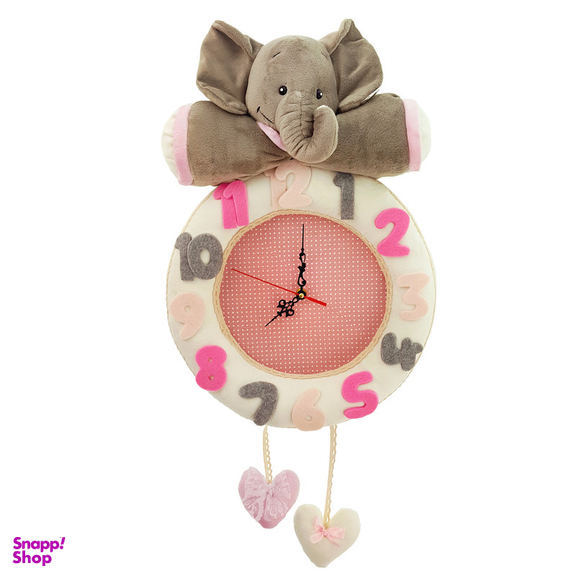 ساعت دیواری کودک نی نی سیس مدل فیل کد W/F