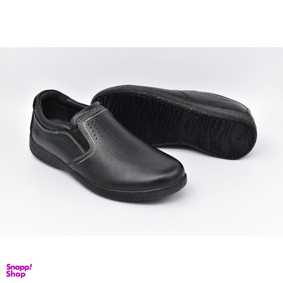 کفش طبی مردانه شهپر مدل TB-1305 کد SH2098 رنگ مشکی