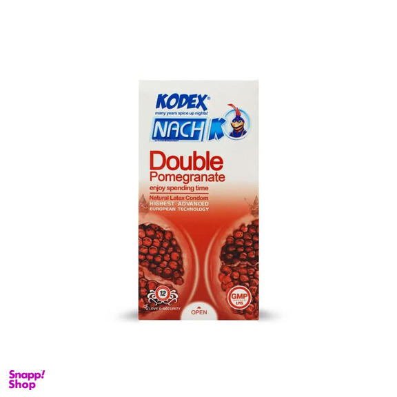 کاندوم انار کدکس مدل Double Pomegranate بسته 10 عددی