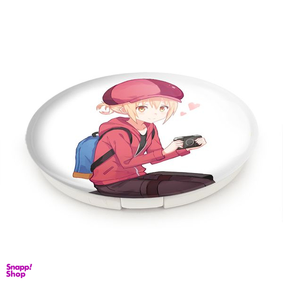 آینه جیبی خندالو طرح دوما اومارو انیمه تومو داچی گیم Tomodachi Game مدل تاشو کد 18471