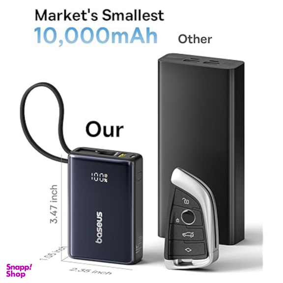 پاوربانک بیسوس مدل PicoGo 45W ظرفیت 10000 میلی آمپر ساعت