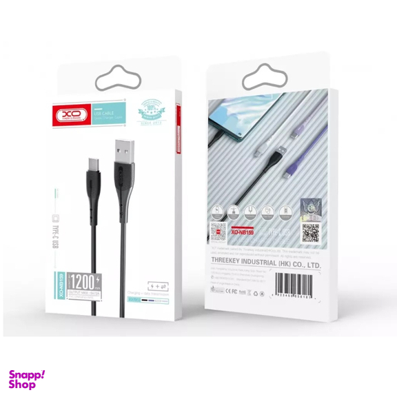 کابل دیتا USB به Type-C ایکس او مدل NB159 طول 1.2 متر