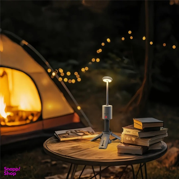 چراغ کمپینگ مینی و پاوربانک گرین لاین مدل Mini Camping Light GNMICAMLGTGY