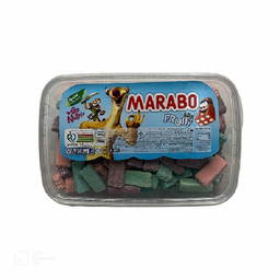 پاستیل لقمه ای آجری مارابو وزن 800 گرم