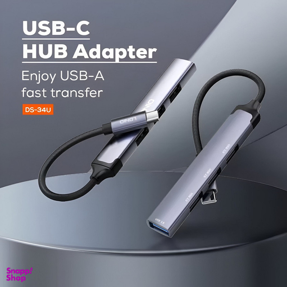 هاب 4 پورت USB-C الدینیو مدل DS-34U