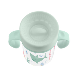 لیوان 360 درجه کیکابو مدل Deep sea طرح کوسه