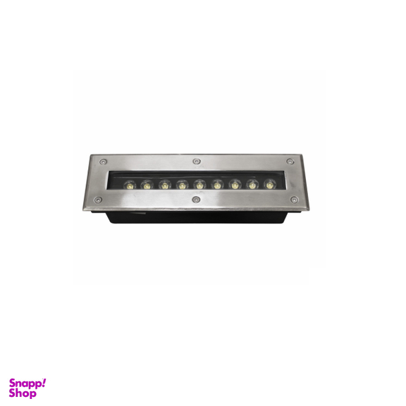 چراغ دفنی LED ضد آب کف حیاط مستطیل 9 وات اف ای سی کد FEC-300