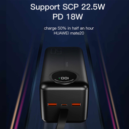 پاوربانک یسیدو مدل YP42 ظرفیت 30000 میلی آمپر ساعت