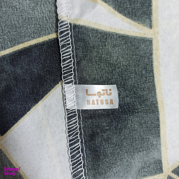 سرویس ملحفه دو نفره چهار تکه ناتوسا مدل هندسی کد 180